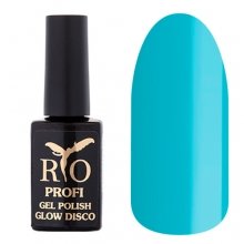 Rio Profi, Люминесцентный гель-лак - Glow Disco №05 (7мл.)