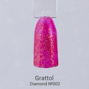 Grattol, Гель-лак Luxury Stones - Diamond №02 (9 мл.)