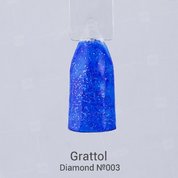 Grattol, Гель-лак Luxury Stones - Diamond №03 (9 мл.)