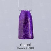 Grattol, Гель-лак Luxury Stones - Diamond №05 (9 мл.)