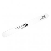 Vogue Nails, Пилка профессиональная, узкая и деревянная 100х180