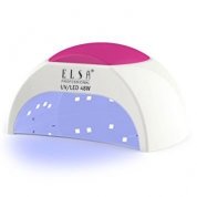 Elsa Professional, UV/LED-Лампа, 48 ватт + 3 цветные резиновые накладки (Белый)