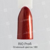Rio Profi, Гель-лак каучуковый - Огненный цветок №180 (7 мл.)