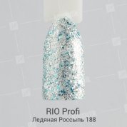 RIO Profi, Гель-лак каучуковый - Ледяная Россыпь №188 (7 мл.)