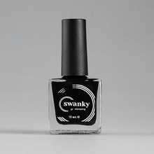 Swanky Stamping, Лак для стемпинга - Черный №001 (10 мл.)