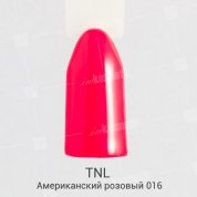 TNL, Гель-лак №016 - Американский розовый (10 мл.)