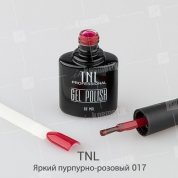 TNL, Гель-лак №017 - Яркий пурпурно-розовый (10 мл.)