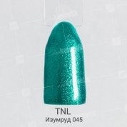 TNL, Гель-лак №045 - Изумруд (10 мл.)