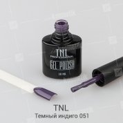 TNL, Гель-лак №051 - Темный индиго (10 мл.)