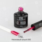 TNL, Гель-лак №090 - Неоновый алый (10 мл.)