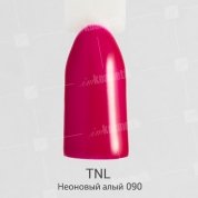 TNL, Гель-лак №090 - Неоновый алый (10 мл.)
