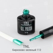 TNL, Гель-лак №112 - Бирюзово-зеленый (10 мл.)
