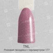 TNL, Гель-лак №177 - Розовая гвоздика с перламутром (10 мл.)