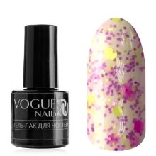 Vogue Nails, Гель-лак прозрачный с конфетти L4 (6 мл.)
