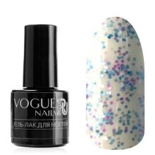 Vogue Nails, Гель-лак прозрачный с конфетти L6 (6 мл.)