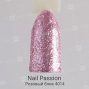 Nail Passion, Гель-лак - Розовый блик 4014 (10 мл.)