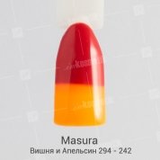 Masura, Термо гель-лак - Вишня и Апельсин №294-242 (3,5 мл.)