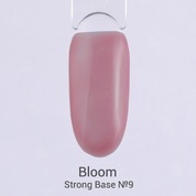 Bloom, Strong Base - Жесткая камуфлирующая база №9 (теплый розовый, 15 мл)