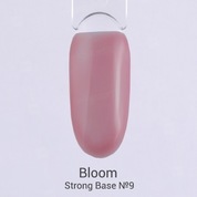 Bloom, Strong Base - Жесткая камуфлирующая база №9 (теплый розовый, 30 мл)