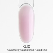 Klio Professional, Камуфлирующее базовое покрытие - Naked №3 (15 мл)
