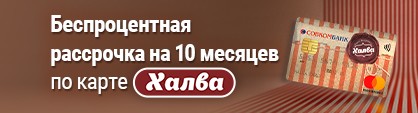 Карта на 10 месяцев рассрочки без процентов