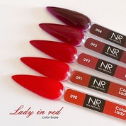 Nail Republic, Камуфлирующая цветная база - Lady in red №90 (10 мл)