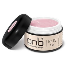 PNB, Ice IQ Gel Cover Rose UV/LED - Низкотемпературный гель (дымчато-розовый, 15 мл)