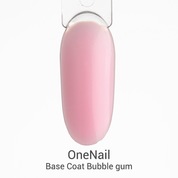 OneNail, Base Coat Bubble gum - Камуфлирующая база для гель-лака (15 ml.)