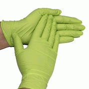 AMPri, Перчатки нитриловые Style color Apple, Цвет зеленый (р-р XS, 50 пар/100 шт.)