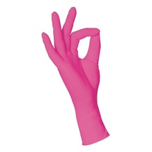 AMPri, Перчатки нитриловые Style color Grenadine, Цвет розовый (р-р XS, 50 пар/100 шт.)