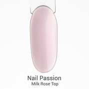 Nail Passion, Milk Rose Top - Финиш без липкого слоя (10 мл)