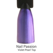 Nail Passion, Violet Pearl Top - Финиш без липкого слоя (10 мл)