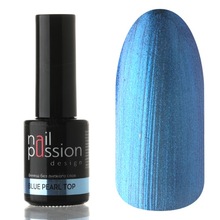 Nail Passion, Blue Pearl Top - Финиш без липкого слоя (10 мл)