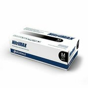 NitriMAX, Перчатки нитриловые (черные, M, 100 шт./50 пар)