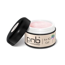 PNB, Ice IQ Gel Sparkling Rose UV/LED - Низкотемпературный гель (сверкающая роза, 15 мл)