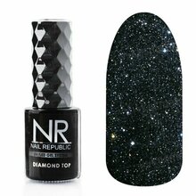 Nail Republic, Diamond Top - Топ для гель-лака светоотражающий без липкого слоя №7 (10 мл.)