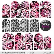 Tattoo Nails, Безводный слайдер арт. 0730
