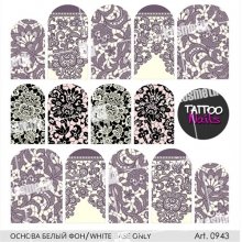 Tattoo Nails, Безводный слайдер арт. 0943