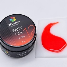 Bloom, Fast Gel - Гель цветной низкотемпературный для укрепления натуральных ногтей №12 (15 мл)