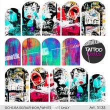Tattoo Nails, Безводный слайдер арт. 5135