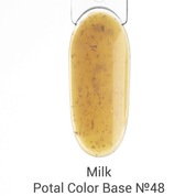 Milk, Potal Color Base - База цветная с поталью №48 Sunset (9 мл)