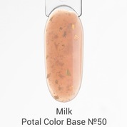 Milk, Potal Color Base - База цветная с поталью №50 Spark (9 мл)
