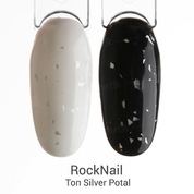 Rocknail, Топ для гель-лака без липкого слоя - Silver Potal (10 мл.)