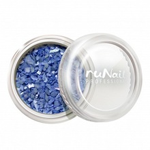 ruNail, Дизайн для ногтей - Ракушки №0283 (темно-синий, 9 гр.)