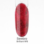 Serebro, Гель-лак Brilliant №08 (11 мл)