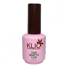 Klio Professional, Top Matte Lux - Матовый топ с липким слоем (15 ml)