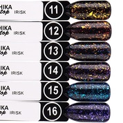 Irisk, Топ с шиммером без липкого слоя Chika Top №15 (Жидкие кристаллы, 10 мл)