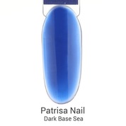 Patrisa Nail, Dark Base Sea - Цветная каучуковая база (12 мл)