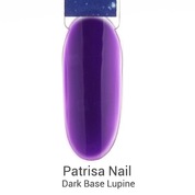 Patrisa Nail, Dark Base Lupine - Цветная каучуковая база (12 мл)
