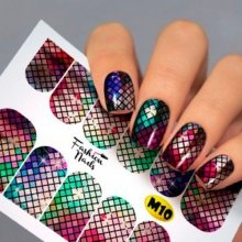 Fashion Nails, Слайдер дизайн - Metallic 10